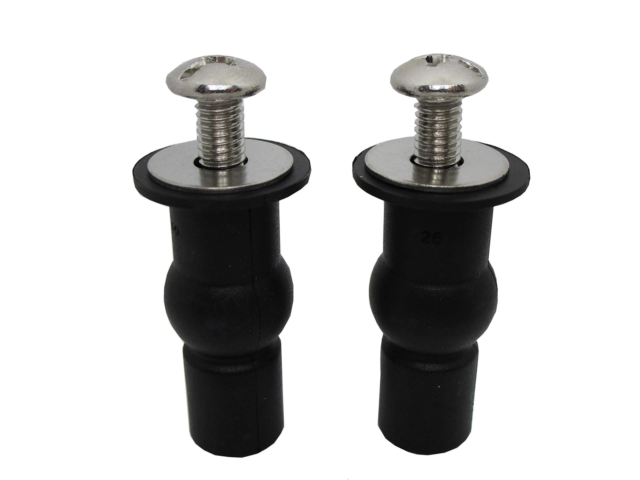 Toilet Seat Anchor Kit, 2 Pack fits Various Kohler, Toto, and Others