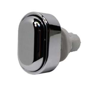 Chrome Side Mount Push Button with Lever Assembly