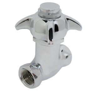 Self-Closing 1/2" Straight Stop for Urinal or Outside Shower
