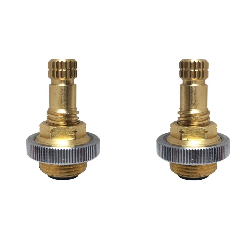 Hot & Cold Compression Stems w/ Bonnet to Fit Chicago Faucets