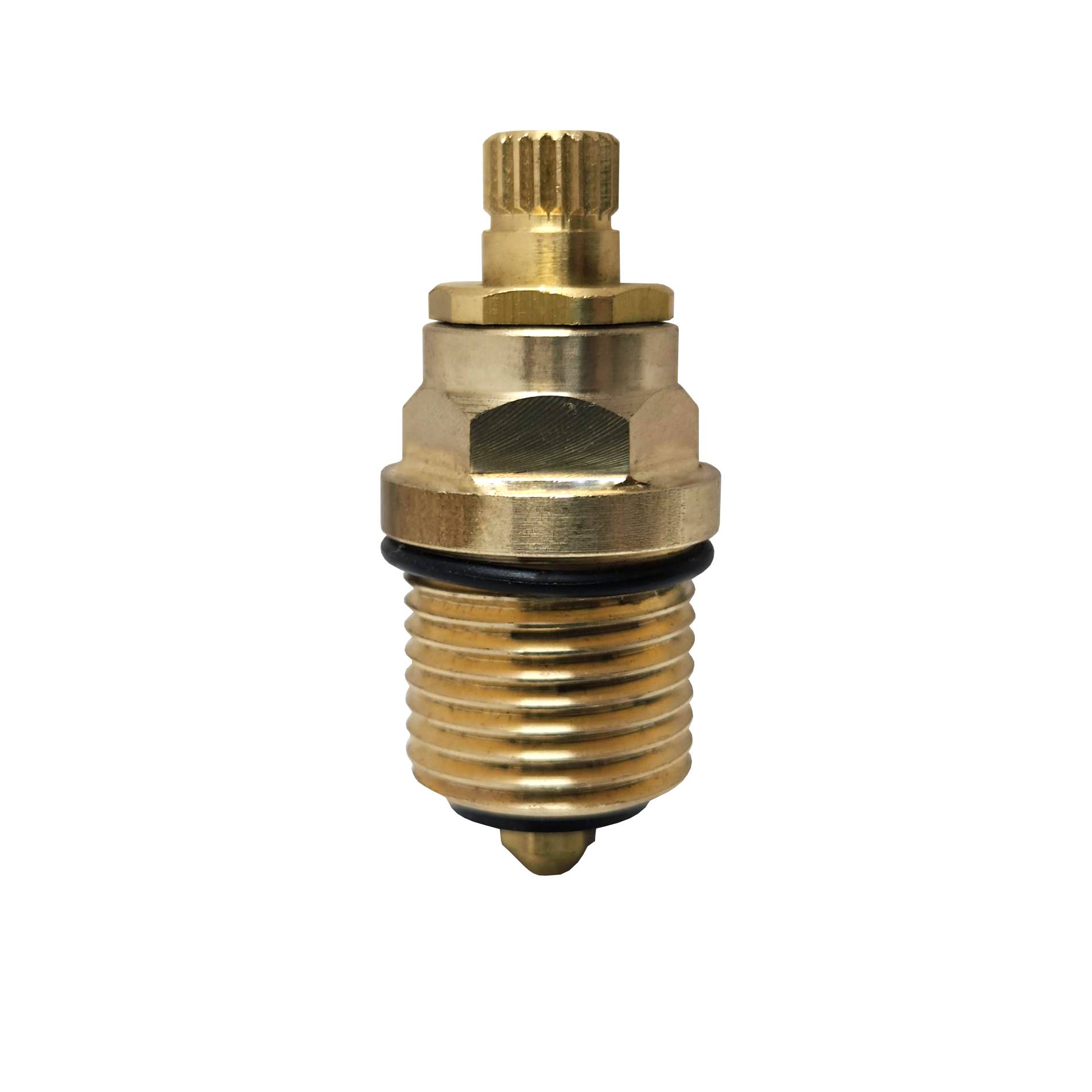 Hot or Cold No-Rise Compression Stem Fits Piazza Faucets