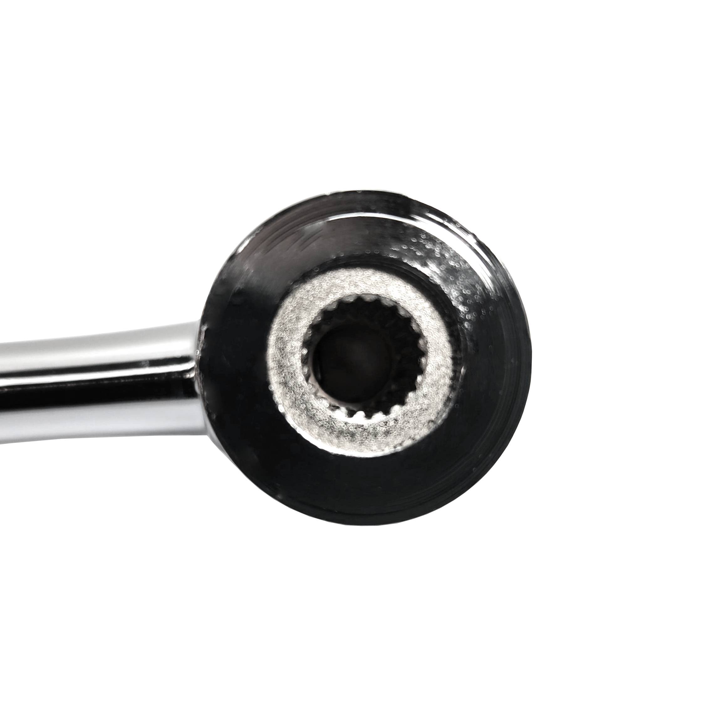 Polished Chrome Lever Handle Fits 20PT Euro Broach Stems - Image 2