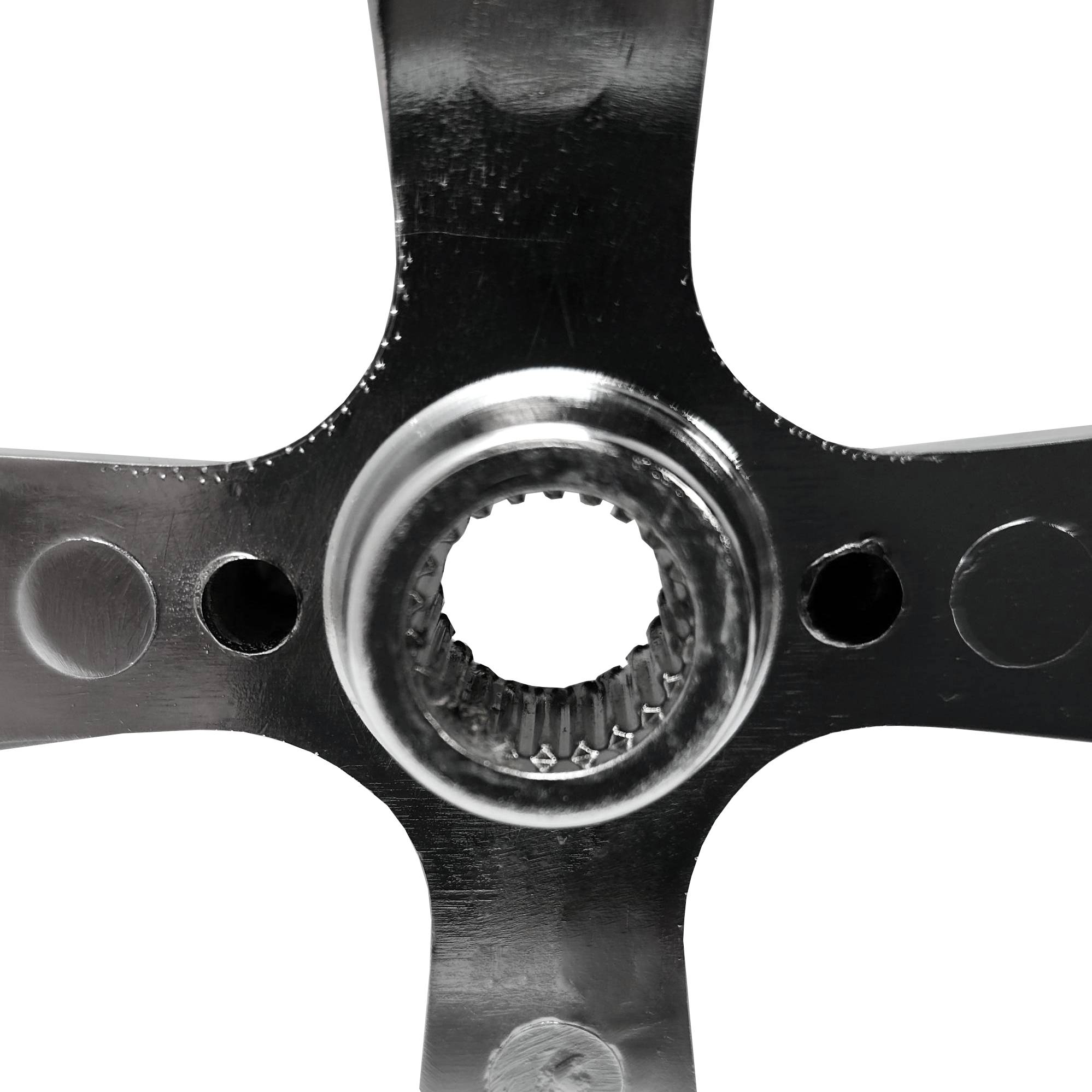 Chrome Cross Handles Hot & Cold Fit American Standard Faucets - Image 2