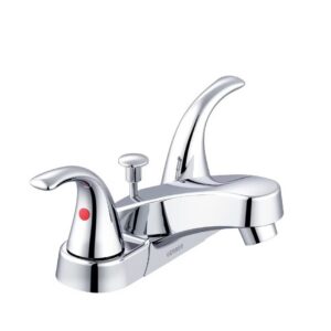 Gerber Maxwell SE Two Handle Centerset Lavatory Faucet with Metal Pop-Up Drain