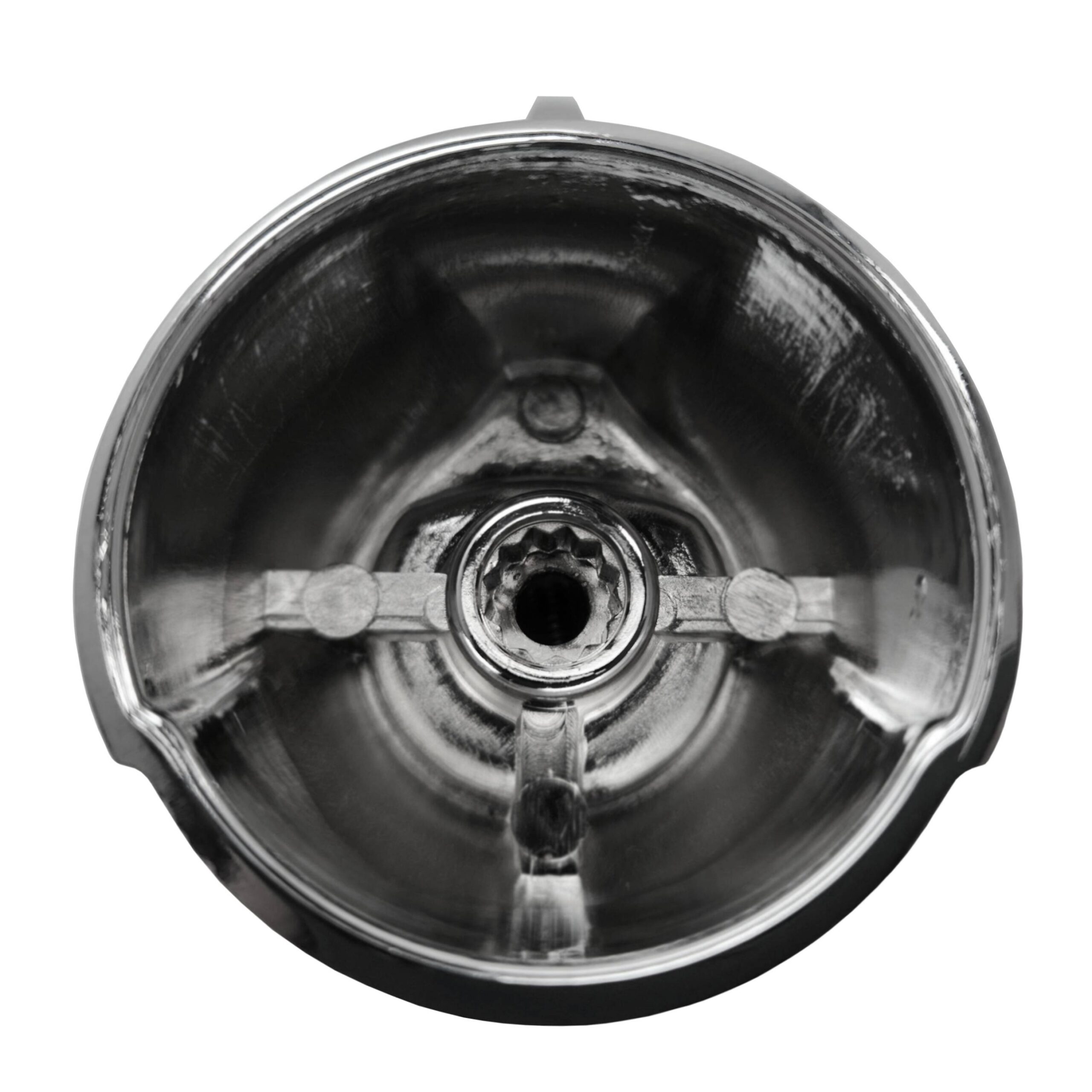 Chrome Hot & Cold Canopy Handles Fit Crane Faucets - Image 2
