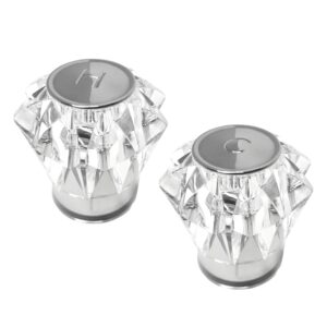 Acrylic Hot and Cold Handles Fit Kohler 41260
