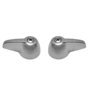 Chrome Hot & Cold Lever Handles Fits Pfister Faucets (Small)